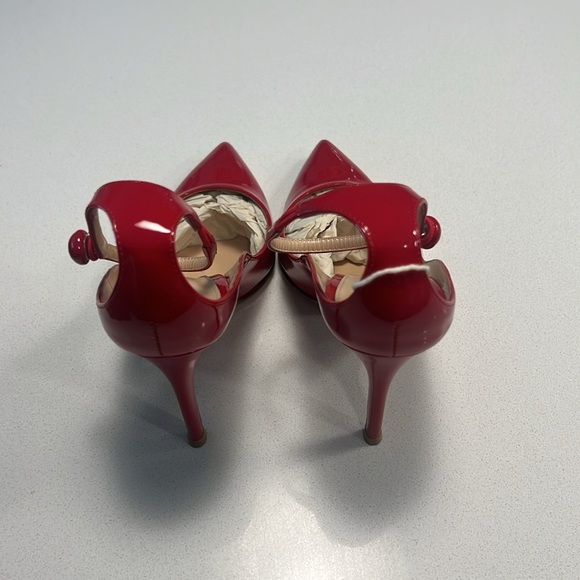 NWT Gianvito Rossi Vivian Patent-leather Pumps - Red - Picture 5 of 13